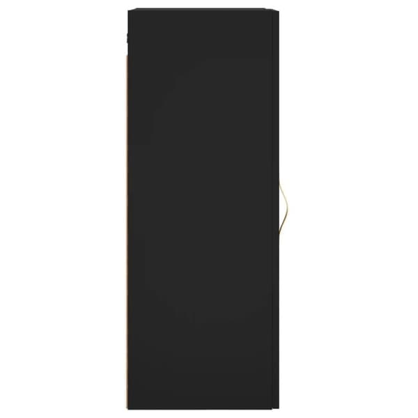 vidaXL Veggskap svart 34,5x34x90 cm