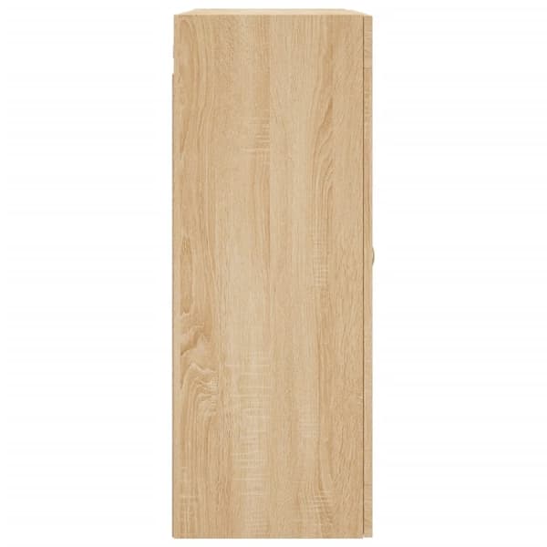 vidaXL Veggskap sonoma eik 69,5x34x90 cm