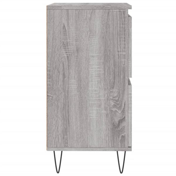 vidaXL Senkki harmaa Sonoma 60x35x70 cm tekninen puu