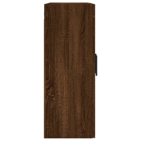 vidaXL Veggskap brun eik 69,5x34x90 cm