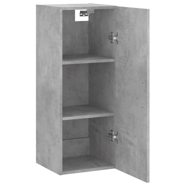 vidaXL vægskab 34,5x34x90 cm konstrueret træ betongrå