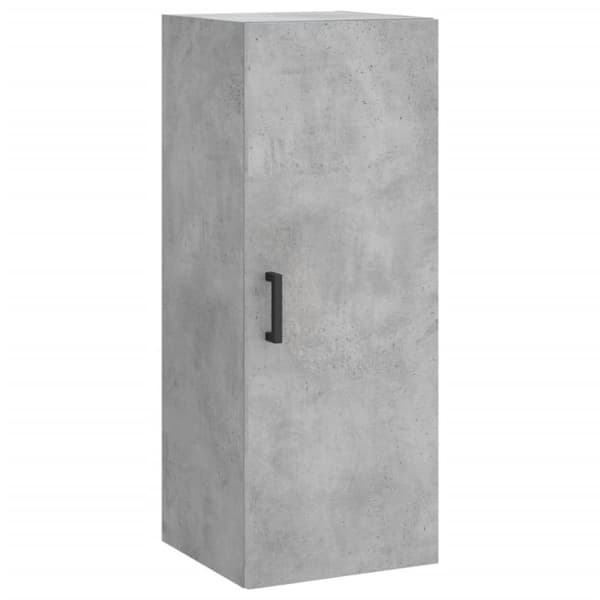 vidaXL vægskab 34,5x34x90 cm konstrueret træ betongrå