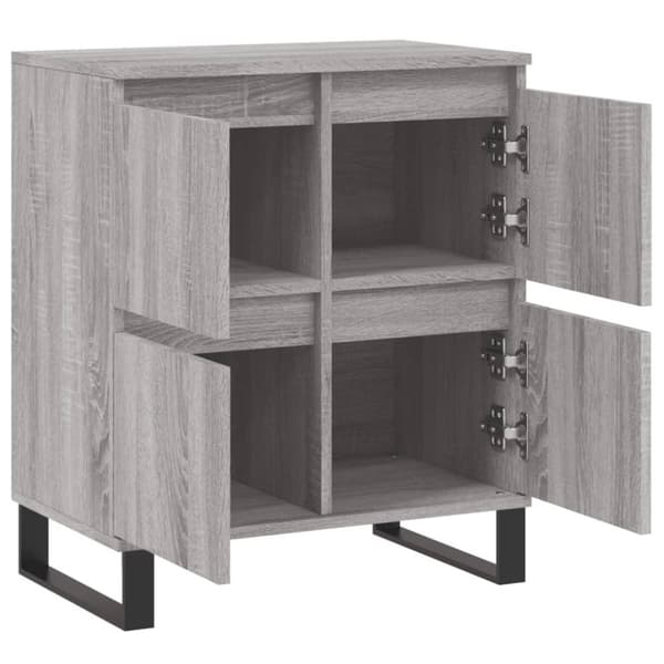 vidaXL Senkki harmaa Sonoma 60x35x70 cm tekninen puu