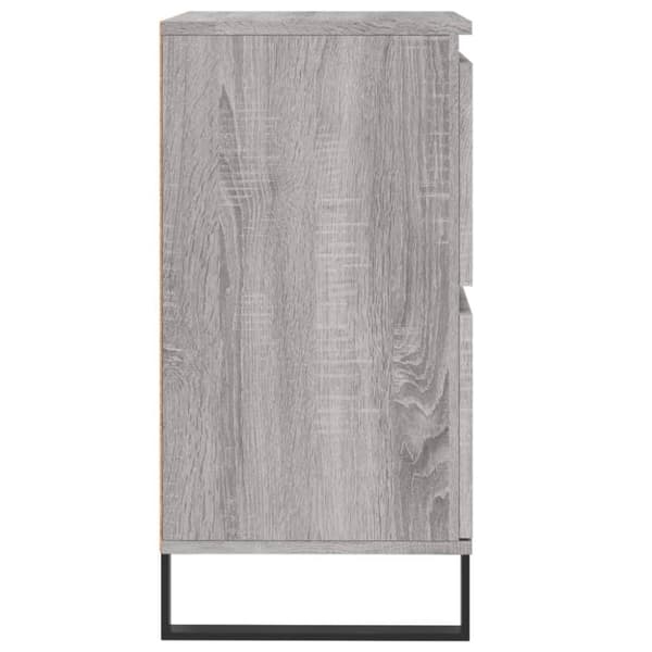 vidaXL Senkki harmaa Sonoma 60x35x70 cm tekninen puu