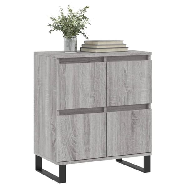 vidaXL Senkki harmaa Sonoma 60x35x70 cm tekninen puu