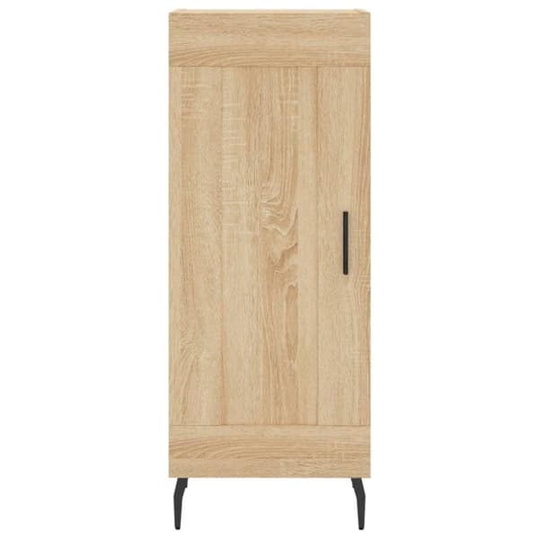 vidaXL Skjenk sonoma eik 34,5x34x90 cm konstruert tre