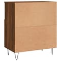 Pikkukuva 7 / 11: vidaXL Senkki ruskea tammi 60x35x70 cm tekninen puu