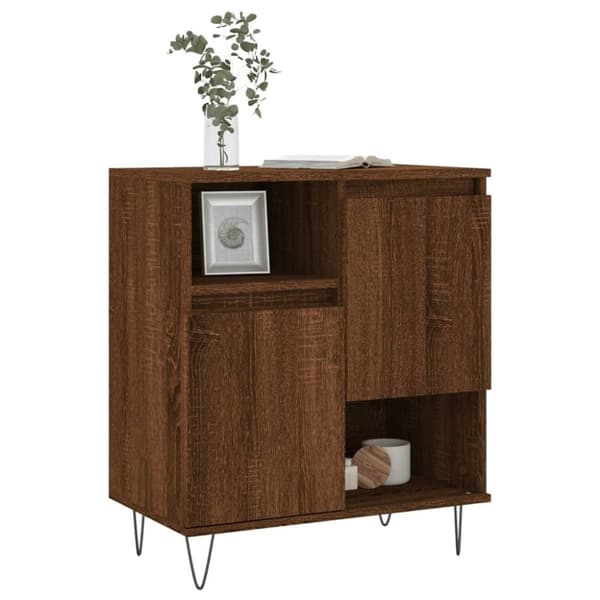 vidaXL Senkki ruskea tammi 60x35x70 cm tekninen puu