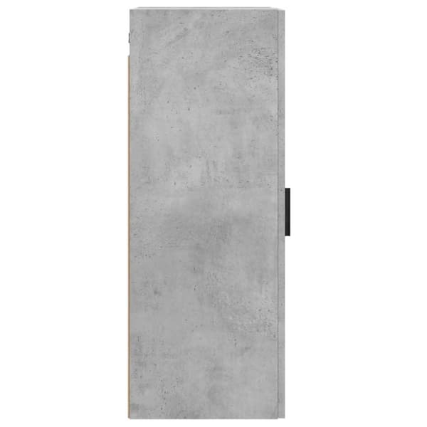vidaXL Väggskåp betonggrå 34,5x34x90 cm