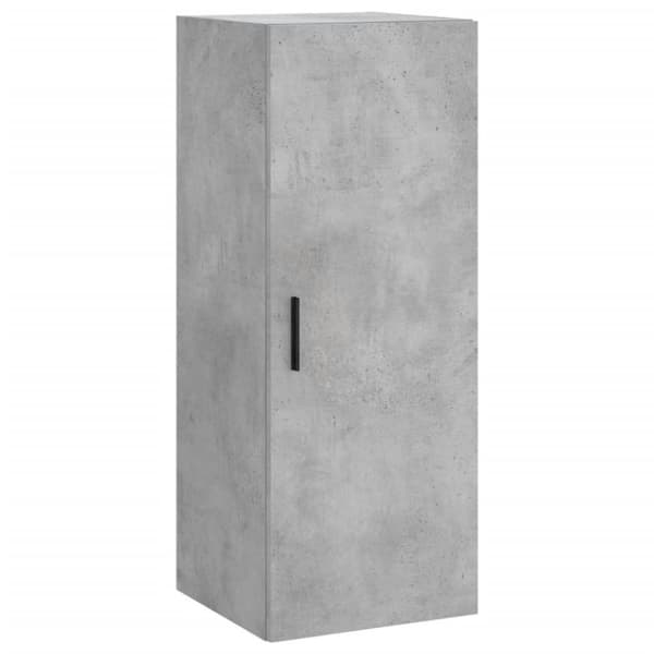 vidaXL Väggskåp betonggrå 34,5x34x90 cm