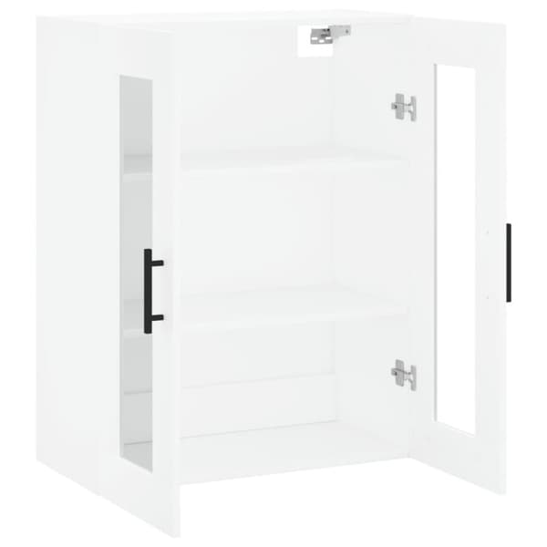 vidaXL Väggskåp vit 69,5x34x90 cm