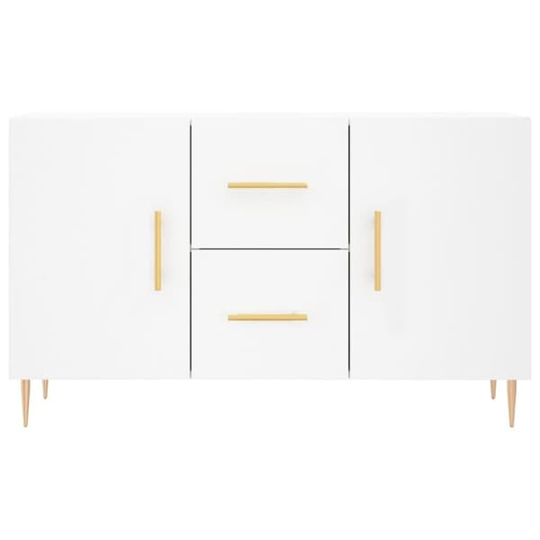 vidaXL skænk 100x36x60 cm konstrueret træ hvid