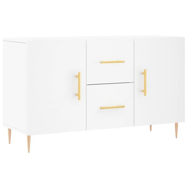 vidaXL skænk 100x36x60 cm konstrueret træ hvid