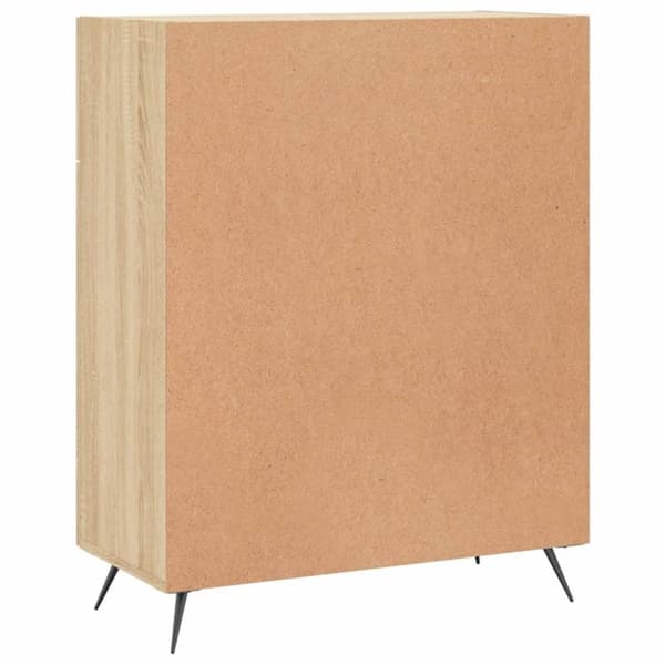vidaXL skænk 69,5x34x90 cm konstrueret træ sonoma-eg