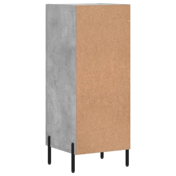 vidaXL Senkki betoninharmaa 34,5x34x90 cm tekninen puu