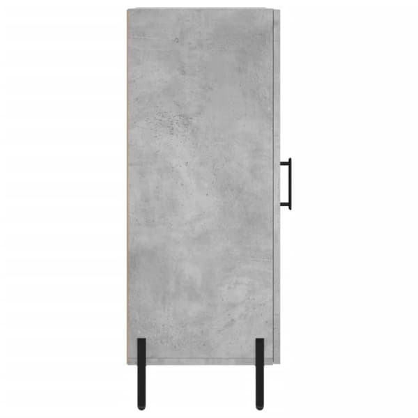 vidaXL Skåp betonggrå 34,5x34x90 cm konstruerat trä
