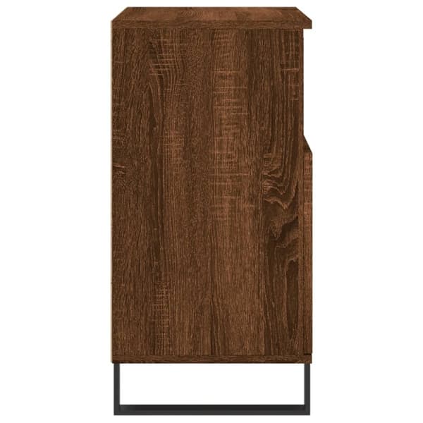 vidaXL Senkki ruskea tammi 60x35x70 cm tekninen puu