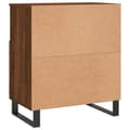 Pikkukuva 7 / 11: vidaXL Senkki ruskea tammi 60x35x70 cm tekninen puu