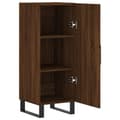 Miniatyrbilde 4 av 11: vidaXL Skjenk brun eik 34,5x34x90 cm konstruert tre