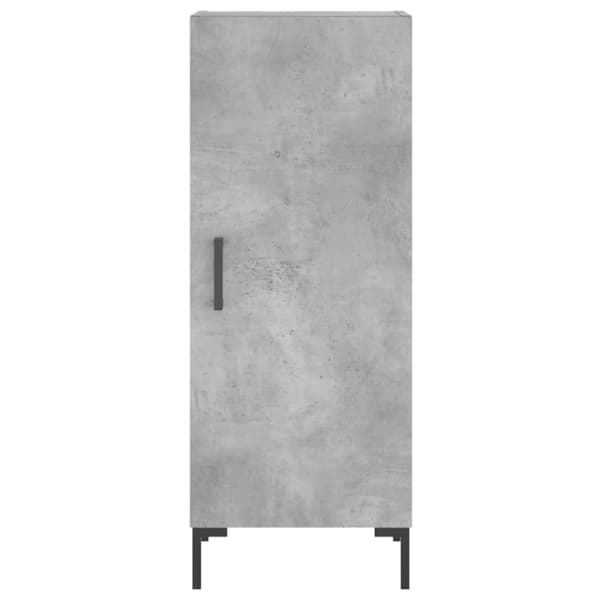 vidaXL skænk 34,5x34x90 cm konstrueret træ betongrå