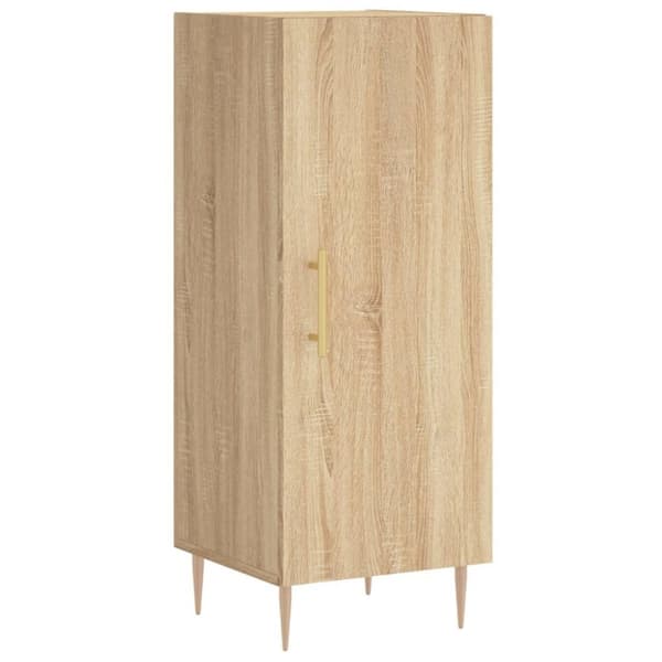 vidaXL Skänk sonoma-ek 34,5x34x90 cm konstruerat trä
