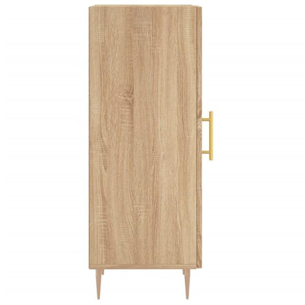 vidaXL skænk 34,5x34x90 cm konstrueret træ sonoma-eg