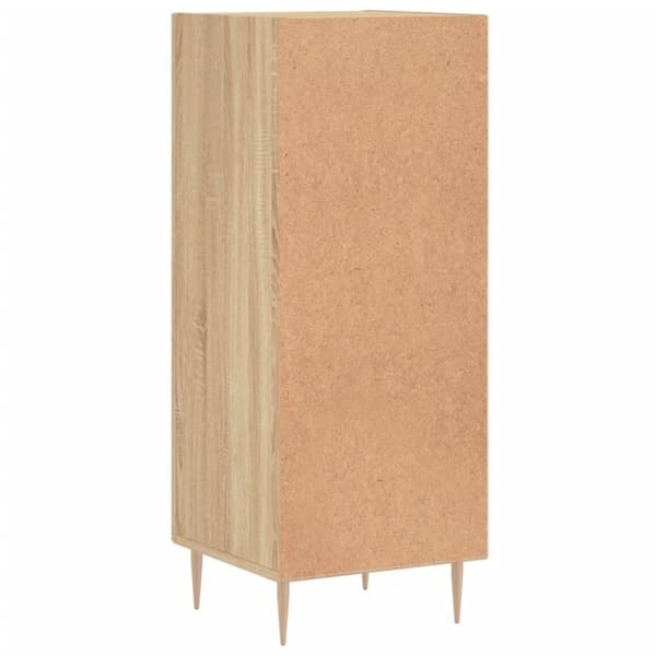 vidaXL skænk 34,5x34x90 cm konstrueret træ sonoma-eg