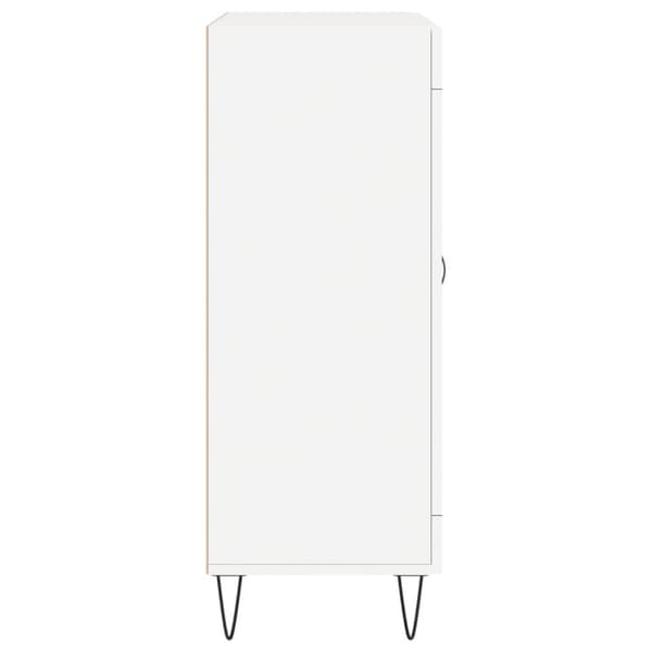 vidaXL skænk 69,5x34x90 cm konstrueret træ hvid