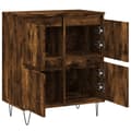 Miniatyrbilde 5 av 11: vidaXL Skjenk røkt eik 60x35x70 cm konstruert tre