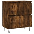 Miniatyrbilde 1 av 11: vidaXL Skjenk røkt eik 60x35x70 cm konstruert tre