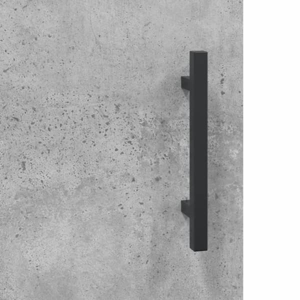 vidaXL væghængt skab 69,5x34x90 cm konstrueret træ betongrå