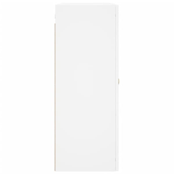 vidaXL Väggskåp vit 69,5x34x90 cm