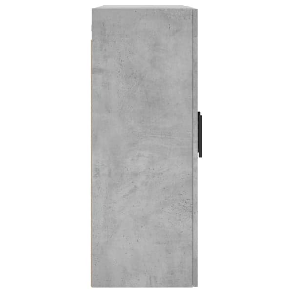 vidaXL Veggskap betonggrå 69,5x34x90 cm
