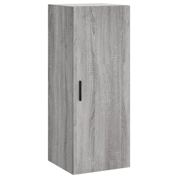 vidaXL vægskab 34,5x34x90 cm grå sonoma-eg