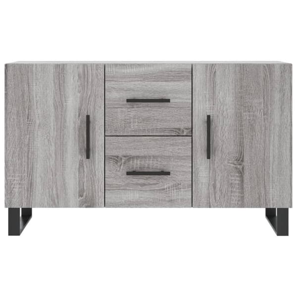vidaXL Senkki harmaa Sonoma 100x36x60 cm tekninen puu