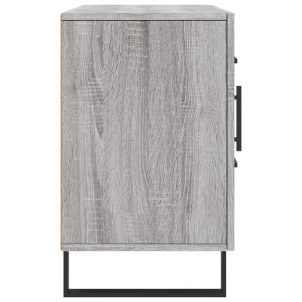 vidaXL Senkki harmaa Sonoma 100x36x60 cm tekninen puu