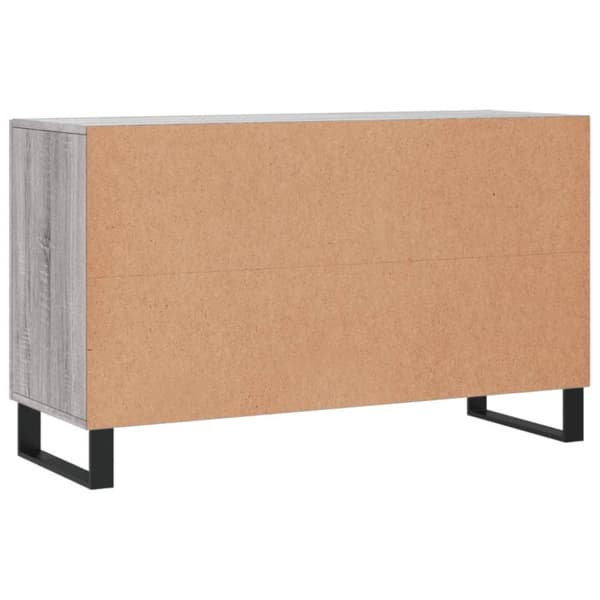 vidaXL Senkki harmaa Sonoma 100x36x60 cm tekninen puu