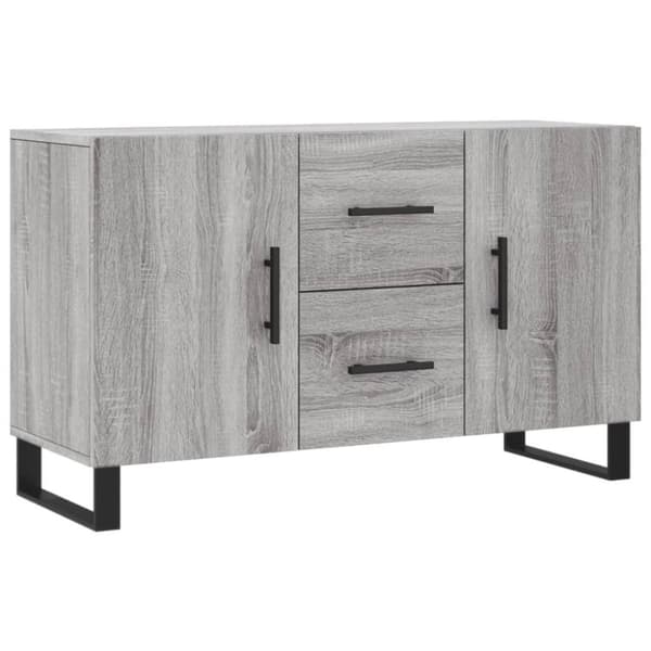 vidaXL skænk 100x36x60 cm konstrueret træ grå sonoma-eg