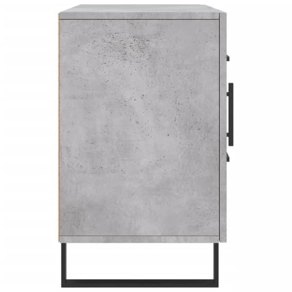 vidaXL Skjenk betonggrå 100x36x60 cm konstruert tre