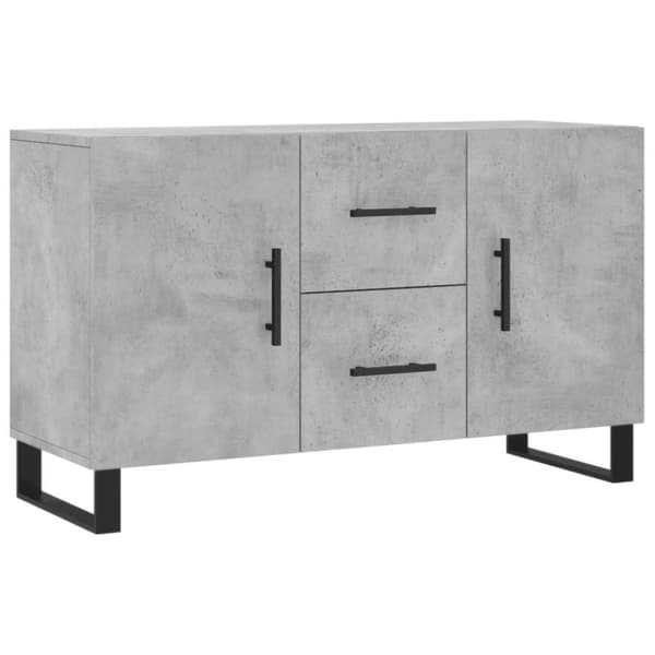 vidaXL Skjenk betonggrå 100x36x60 cm konstruert tre
