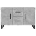 Pikkukuva 5 / 11: vidaXL Senkki betoninharmaa 100x36x60 cm tekninen puu