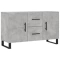 Pikkukuva 1 / 11: vidaXL Senkki betoninharmaa 100x36x60 cm tekninen puu