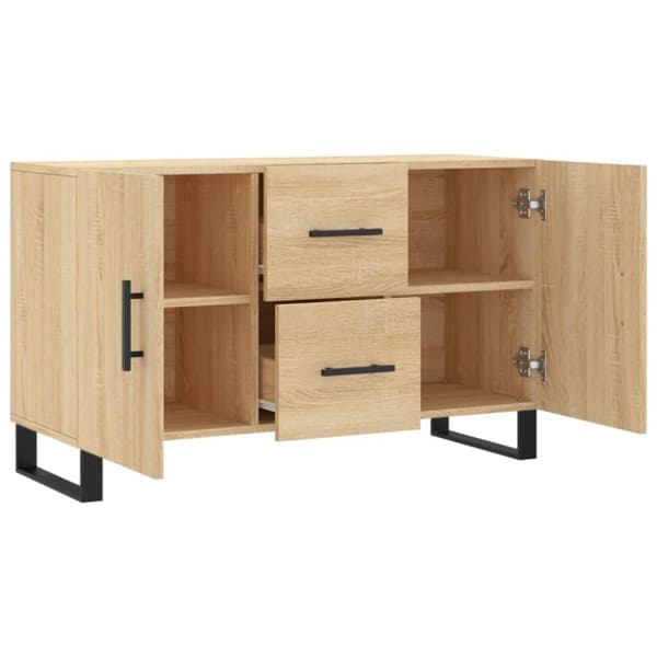 vidaXL Senkki Sonoma-tammi 100x36x60 cm tekninen puu