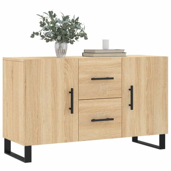 vidaXL Senkki Sonoma-tammi 100x36x60 cm tekninen puu