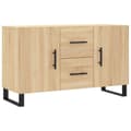 Pikkukuva 1 / 11: vidaXL Senkki Sonoma-tammi 100x36x60 cm tekninen puu