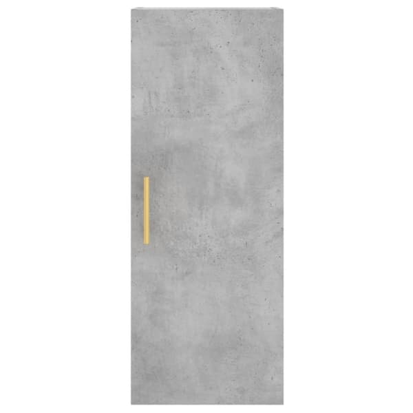 vidaXL vægskab 34,5x34x90 cm konstrueret træ betongrå