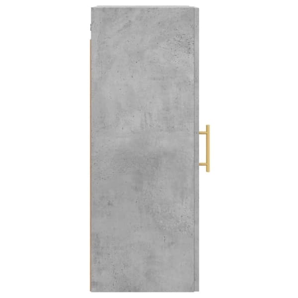 vidaXL vægskab 34,5x34x90 cm konstrueret træ betongrå