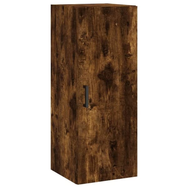 vidaXL vægskab 34,5x34x90 cm røget egetræsfarve