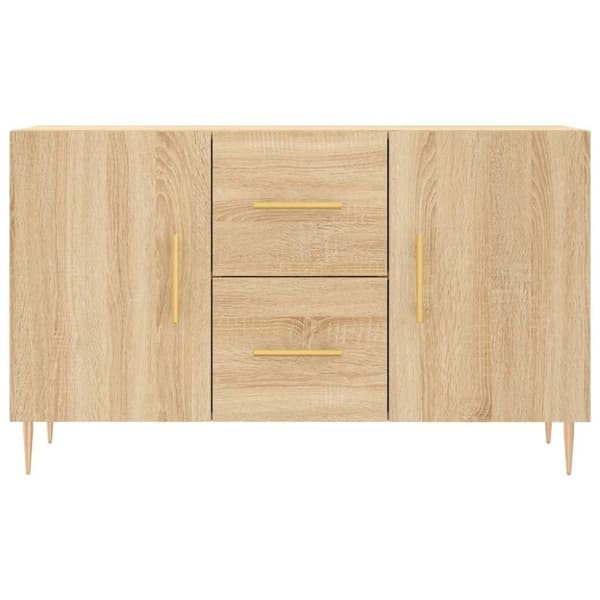 vidaXL skænk 100x36x60 cm konstrueret træ sonoma-eg