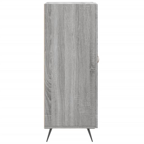 vidaXL skænk 34,5x34x90 cm konstrueret træ grå sonoma-eg